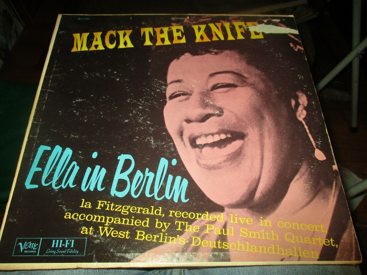 1960 ELLA FITZGERALD In Berlin Mono LP Verve MGV 4041 Deep Groove