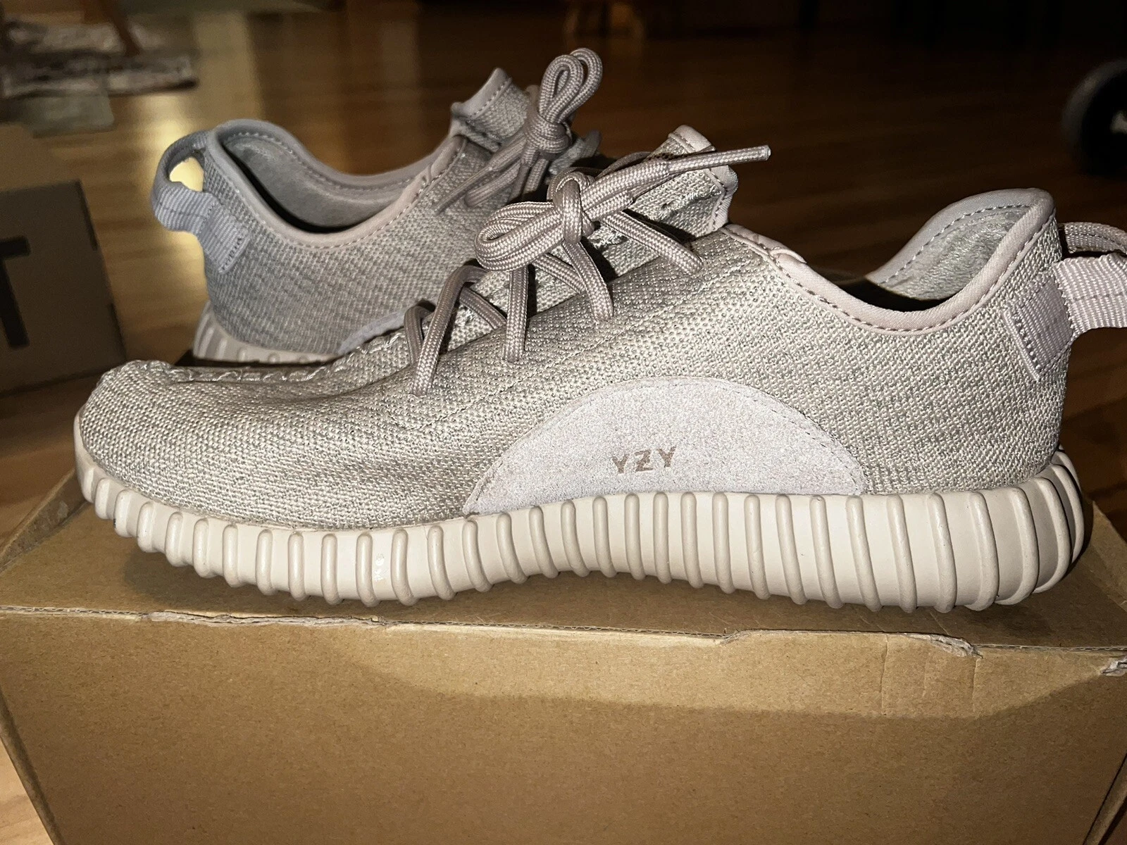 Taglia 10 5 Adidas Yeezy Boost 350 V1 Oxford marrone chiaro 9 10!