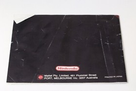 Captain Skyhawk Nintendo NES Manual/Instruction Booklet!