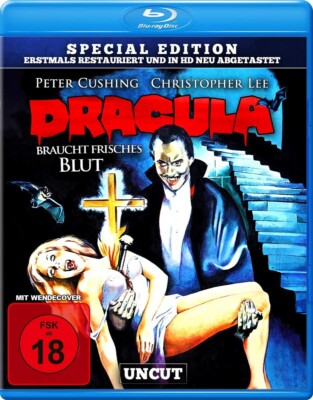 Dracula braucht frisches Blut - Uncut (1973)[Blu-ray/FSK 18/Neu/OVP] Peter Cushi