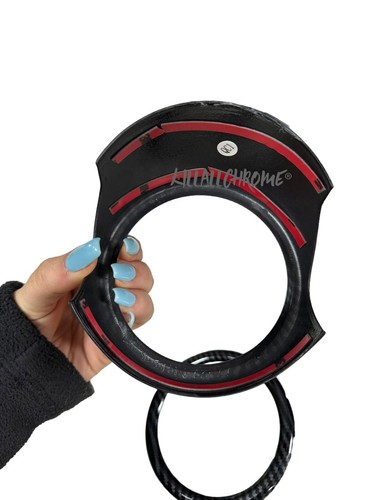 UK SELLER Carbon Look Door Interior Handle Covers for MINI F56 F57 Cooper JCW - Afbeelding 6 van 6