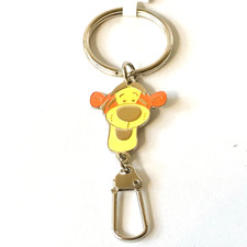 Vintage Disney Tigger Zipper Pull Keychain Purse Charm Winnie The Pooh Disneyana