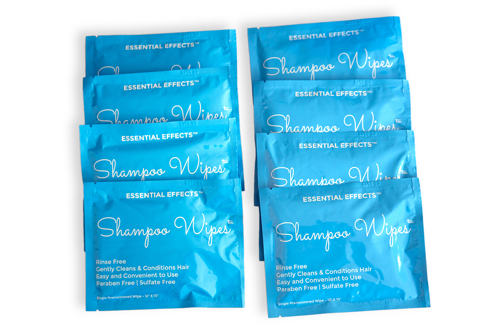 Essential Effects Dry Shampoo Wipes 8ct Outpatients Military Nurse Senior Camper