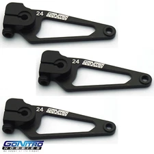 Go Nitro Hobbies 24T Aluminum A Spec Servo Arm 3 Black Hitec