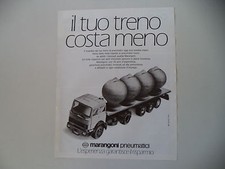 advertising Pubblicità 1983 MARANGONI PNEUMATICI