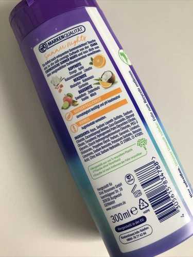 (29,67€/L) Isana Cremedusche Duschgel Summer Nights Kokos & Orange 300ml - Bild 2 von 2