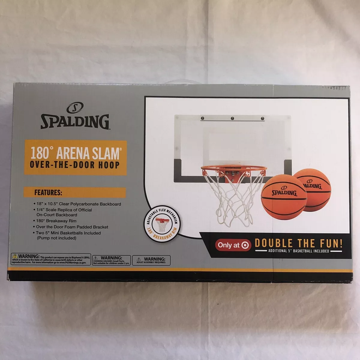 Spalding 180 Arena Slam Over-The-Door Basketball Hoop 1 ct