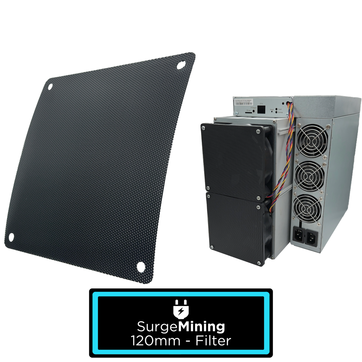 Antminer 120mm Fan Dust Filter Cooling Antidust Guard Mesh Cover S19 S9 L3  L7 E9 | eBay