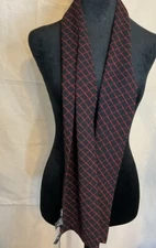 NY & CO Black Red Scarf Polyester New York