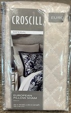 Croscill Imperial Ivory Quilted Euro Sham Pillow Sham