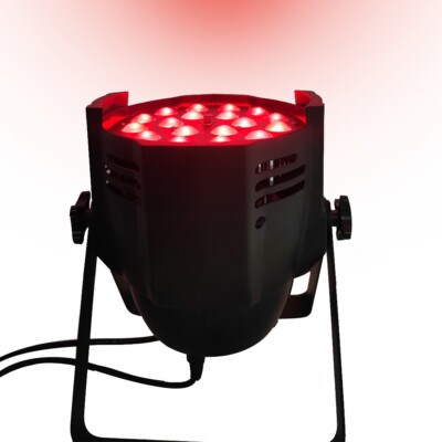 18pc x18w PAR RGBWAUV 6in1 led par can light linear zoom
