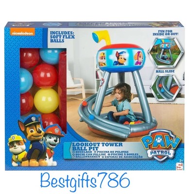 paw patrol ball pit tower