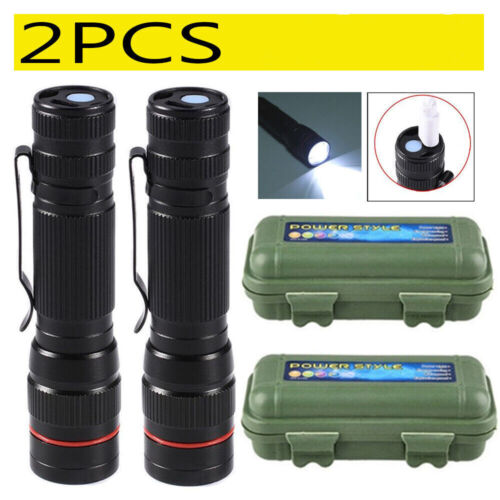 1200000LM Linterna LED Luz Táctica Antorcha Súper Brillante Lámpara Recargable USB - Imagen 22 de 22
