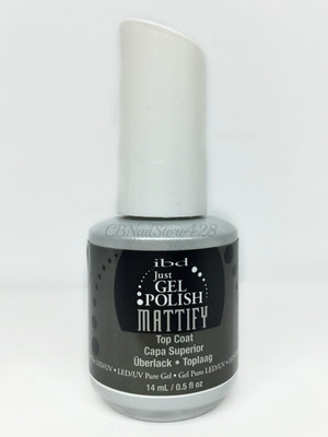 IBD Just Gel Polish - Soak-Off Matte MATTIFY  TOP COAT 0.5oz