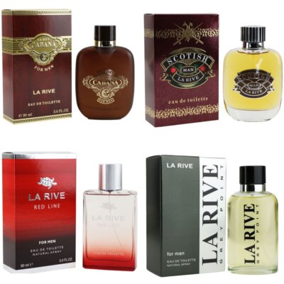La Rive Mix Cabana - Scotish - Red Line - Grey Point 4 x 90ml Eau de Toilette ED
