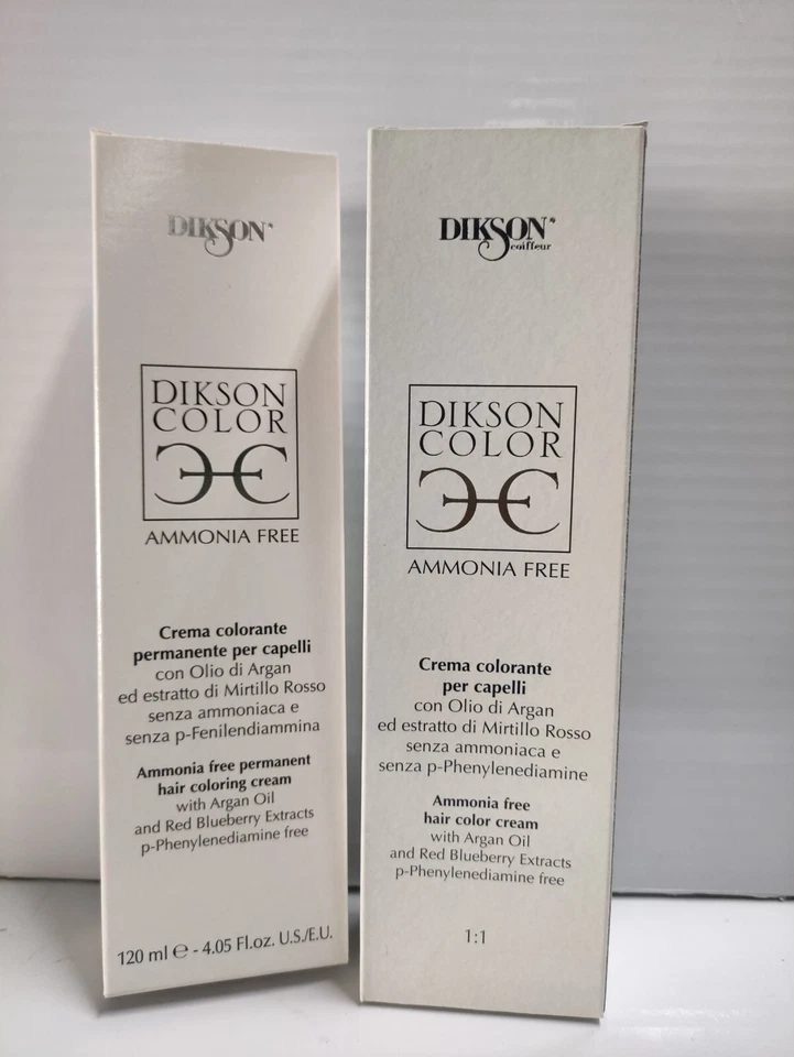 DIKSON COLOR AMMONIA FREE Tintura Tinta Crema Colorante Prof.le per Capelli - Immagine 2 di 4