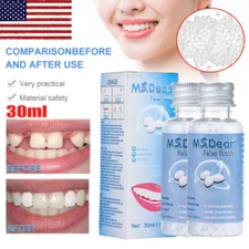 Rubber False Teeth Solid Glue Temporary Tooth Repair Moldable Teeth Gap Denture