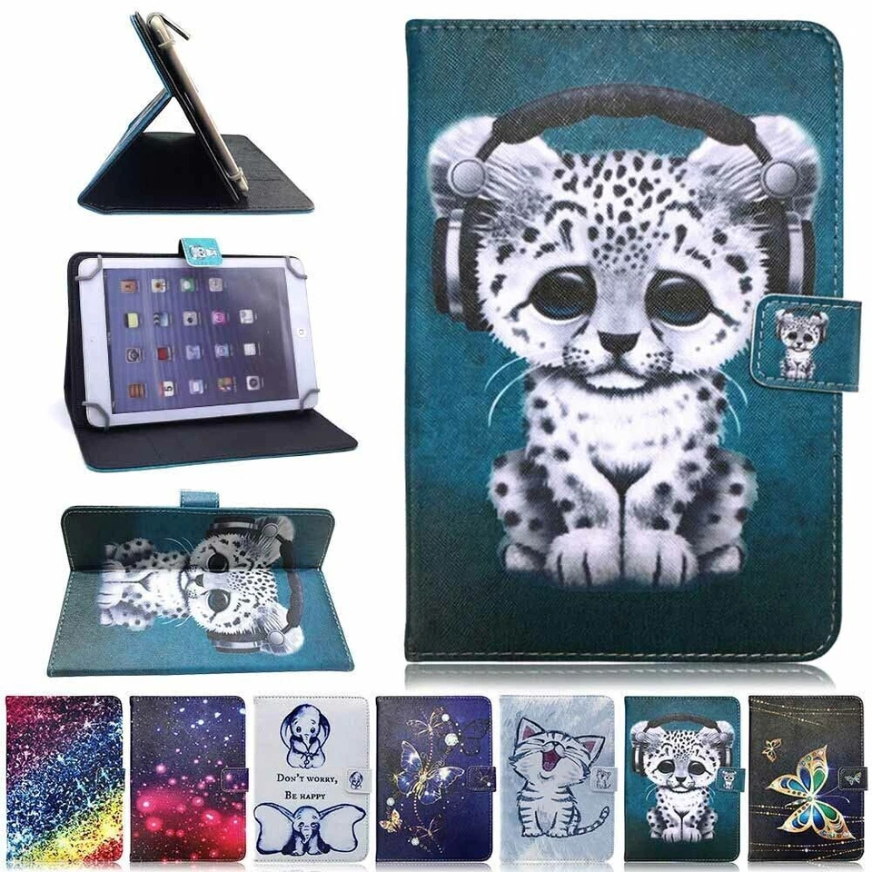 Leather Protective Case Cover For Samsung Galaxy Tab E A 9.6 9.7 10.1 10.4 10.5 - Image 2 of 4