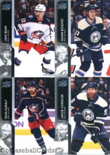 2021-22 Upper Deck Extended Series Columbus Blue Jackets Team Set of 4 Cards