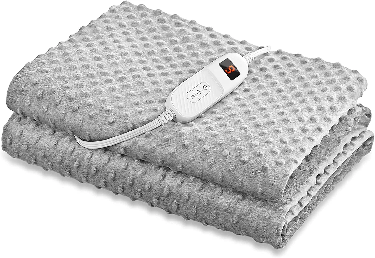 Electric Heated Throw Blanket Twin Size 50