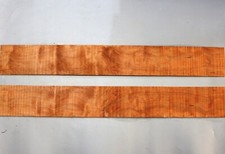 Guitar Sides Board Ripple Maple Wood Set Luthier Supply 32.9"x4.4"x0.1"