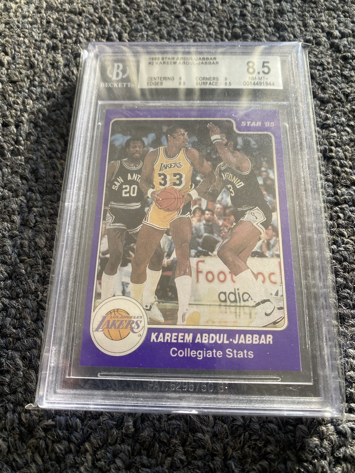1985 Star Kareem Abdul-Jabbar #2 Pop 24  ⬆️14 Very Rare