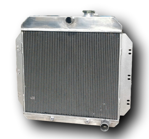 FILA Radiatore alluminio 3 file + ventola 16" adatto 1949 1954 Chevy Bel Air Fleetline Styleline V8