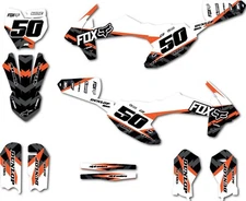 Full Custom Graphics Kit Suspect Style stickers Fits KTM 50 2016 - 2023 decals