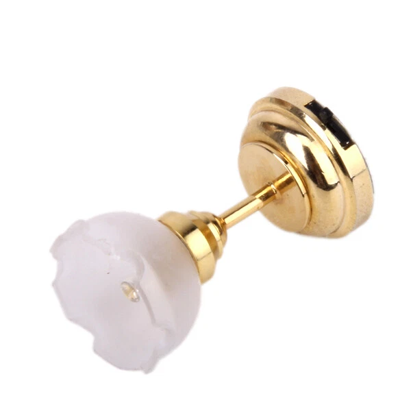 Metallo 1/12 Dollhouse LED Modello di lampada Accessorio per la decorazione - Immagine 3 di 4