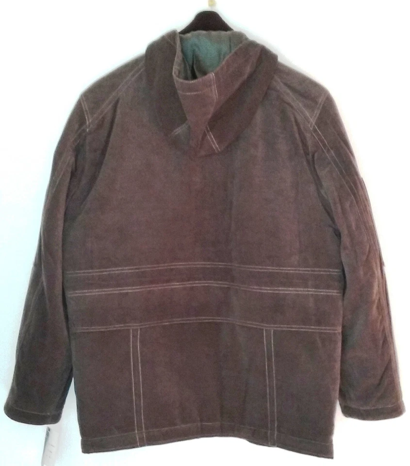 Veste parka capuche amovible marron tailles 46 Neuf - Photo 3/4