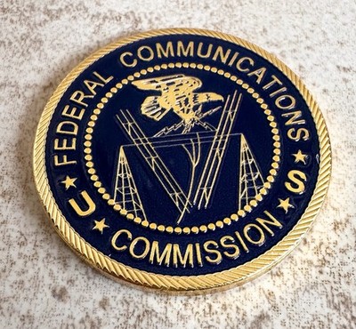 FEDERAL COMMUNICATIONS COMMISSION (FCC) Challenge Coin ·PERFECT GIFT· ·IN STOCK·