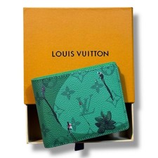 Louis Vuitton LV Monogram Green Golf Slender Bifold Wallet |  FAST SHIPPING