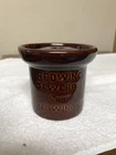 RED WING POTTERY SOUVENIR SEWER PIPE WITH LID