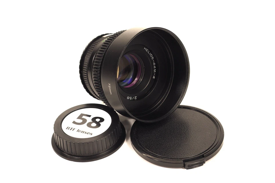 MFT Helios 44m 58mm f/2 CineMod | M4/3 Mount | Anamorphic Flare Purple - Image 2 of 4