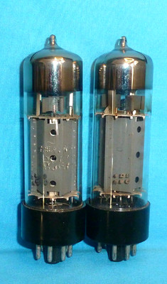 2-Ei 6CA7 EL34 Vintage Electronic Power Tubes