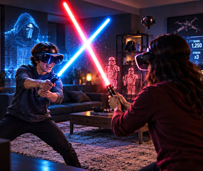 Lenovo Star Wars Jedi Challenges AR VR Headset Lightsaber NEW SEALED Complete