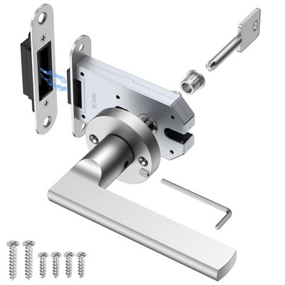 Magnetic Auto-Lock Invisible Door Lock - Single-Sided Hidden Design, Hidden H...