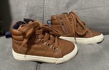 Cat Jack Toddler Boys Boots Brown sz 6 EUC