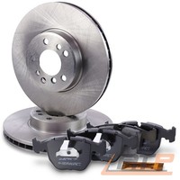 Bremsscheiben BelÜFtet Ø332 + BremsbelÄGe Vorne FÜR BMW X3 E83 X5 E53