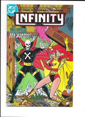 Infinity, Inc. #16 (DC Comics July 1985) McFarlane 1st App Mister Bones.