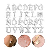 26 Pcs Schmuckherstellungs-Charms Alphabet AnhäNger Diy -Zauber -AnhäNger