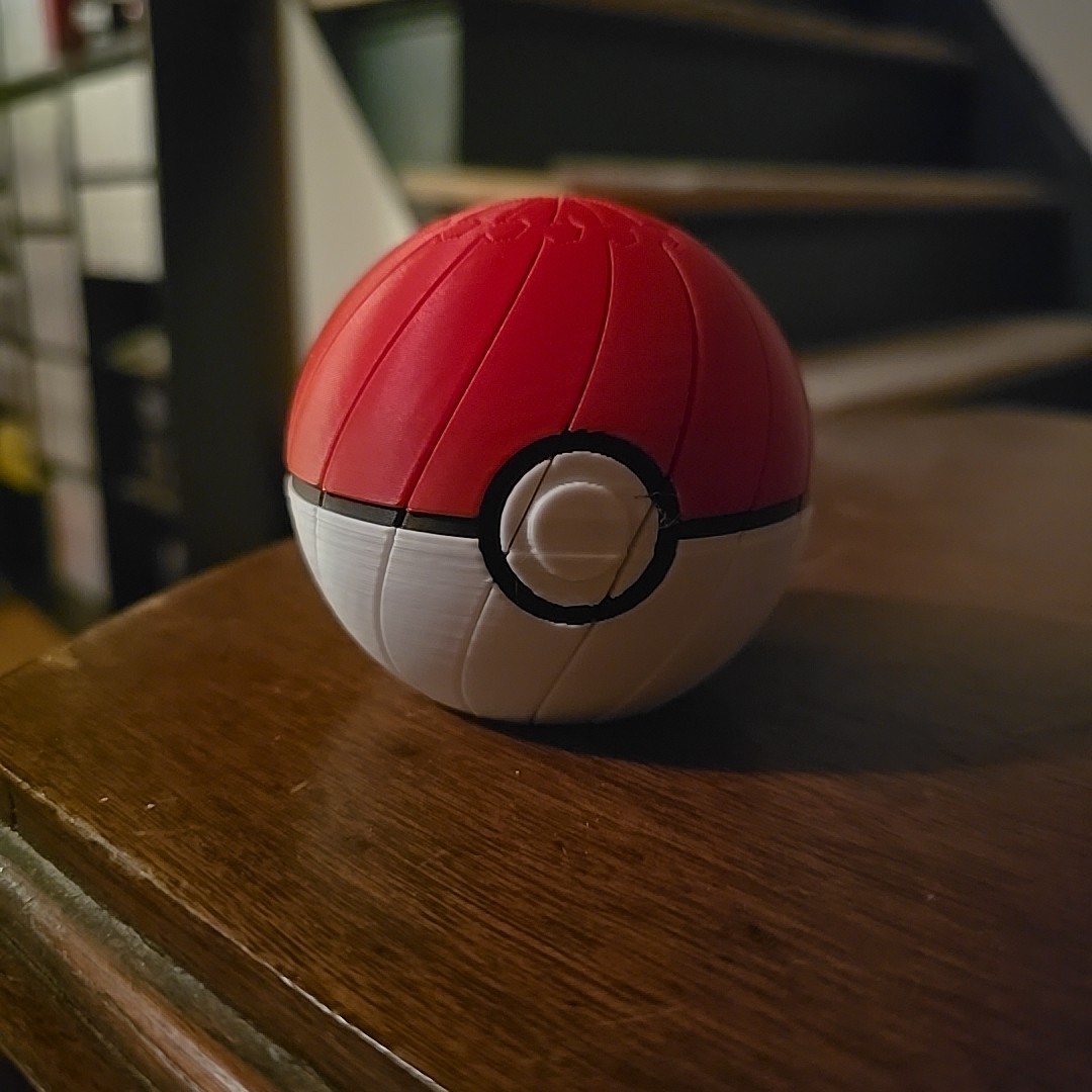 Pokemon Ball Pokeball Impreso en 3D Twist Fidget Juguete Nintendo Pokeball 3 Pulgadas