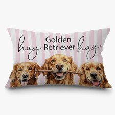 Golden Retriever Pillow Covers 12x20, Gifts for Golden Dog-pillow Covers-m