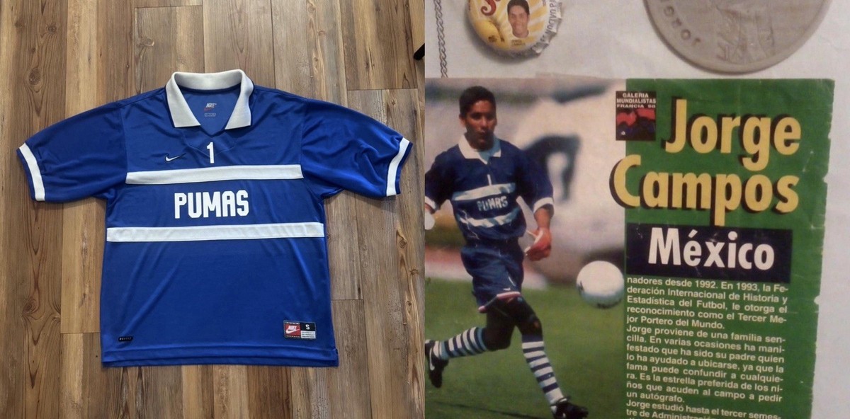 Puma サッカーシャツ 青 長袖 90s サイズO ヒットユニオン Vintage 90s