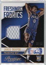 2015 Panini Prestige Freshman Fabrics Prime 5/25 Jahlil Okafor #3 Rookie RC 1t82