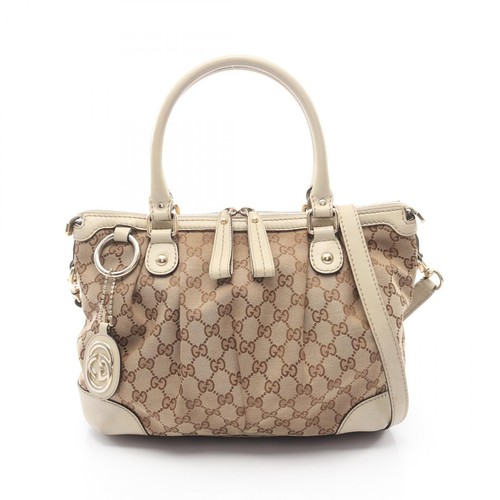 Gucci Sookie GG Canvas 2-Way Handbag Beige Ivory Leather M247902