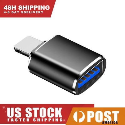 USB3.0 OTG Adapter For iPhone 13 12 11 Pro XS Max XR X 8 Plus 7 6s iPad U Disk