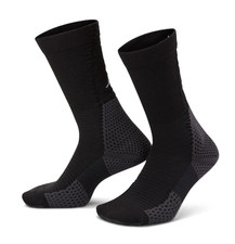 Nike Men's Air Jordan Dri-FIT ADV Cushioned Crew Socks 1 Pair Black FZ3393-010 k