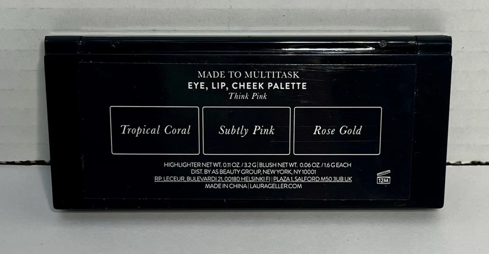 Laura Geller Eye, Lip, Cheek Palette Made To Multitask THINK PINK - Image 2 of 4