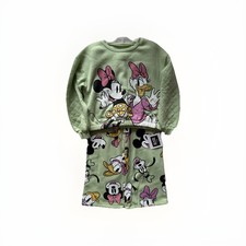 Disney Minnie Mouse Daisy Girls  s 2-Piece Set Outfit Size 6 Green NWT